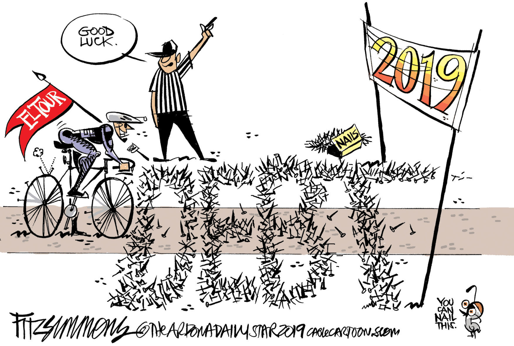 Daily Fitz Cartoon: EL Tour